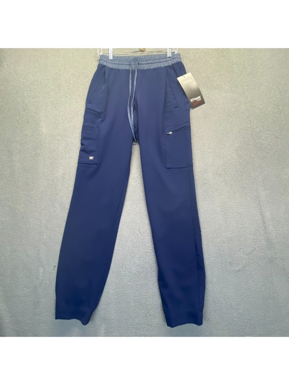 Grey's Anatomy  Barco Signature Women's 8 Pocket Double Cargo Jogger ST  Navy